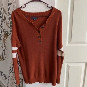 American Eagle! Henley sweater.